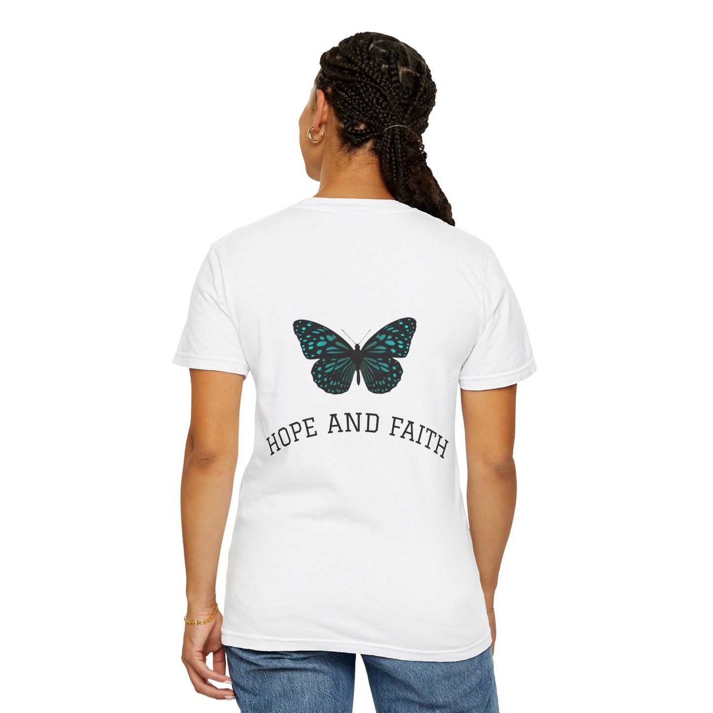 Hope and Faith Butterfly Unisex T-Shirt